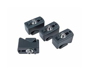 Basil B.V. Unisex - Adult 2128216810 Basket Attachment Set, Basket Fastening Kit, Black, One Size