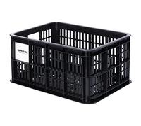 Basil B.V. Unisex - Adult Crate Bicycle Box, Black, 40.4 x 29.8 x 20.2 cm