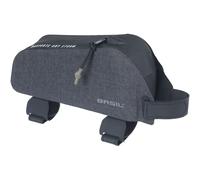 Basil Navigator Storm S Top Tube Frame Bag - 0.8 L, Black, Waterproof, Robust, Ideal for Commuting and Outdoor Adventures