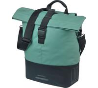 Basil Bicycle Cycle Cove Shopper MIK Hooks Silvergreen / Black - 14-16 Litres