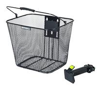 Basil Bilbao Baseasy Basket One Size | Steel bicycle basket, tight mesh, stable, city bike