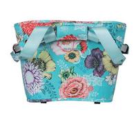 Basil Bloom Field Klickfix 15l Front Basket One Size Blue Flower