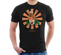Basil Brush Retro Japanese Men's T-Shirt Black