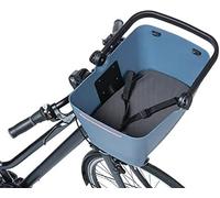 Basil Buddy KF Dog Basket Faded Denim 32 L Bicycle basket