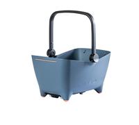 Basil Buddy MIK Dog Bicycle Basket - 32 L, Blue, Robust, Includes Lockable MIK System and MIK Carrier Plate, Perfect for Safe Transport of Dogs