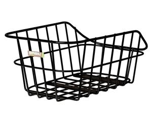Basil Cento Alu Basket Rear - Black