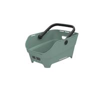 Basil Cento Neo MIK Rear Bicycle Basket Pannier Rack - 21 L - Made of Recycled Plastic - Reflective - 46.9 x 23.7 x 14.1 cm - Green