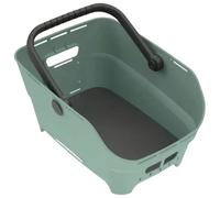 Basil Cento Neo Bicycle Cycle Bike Rear Bicycle Basket Silvergreen - 21 Litres