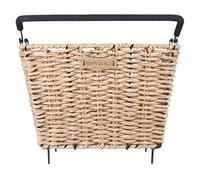 Basil Cento Rattan Look Nx Rear Basket 22l One Size Seagrass
