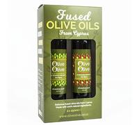 Basil & Chilli Infused Olive Oil Gift Pack by OliveOlive - First Cold Pressed Extra Virgin from Cyprus - Hand Picked Olives - Infused Olive Oil Gift Pack 2 x 250ml