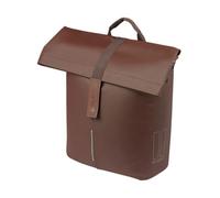 Basil City Bicycle Shopper MIK - 14-16L, Green, Water-Repellent, Includes MIK Studs System, Ideal for City and Shopping