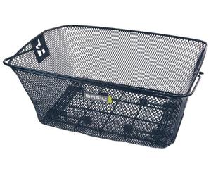 Basil Como Rear Basket with handle - Black