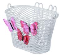 Basil Unisex Youth Jasmin Children's Bicycle Basket, White, 28 cm x 20 cm x 19 cm