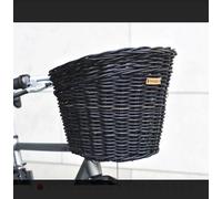 Basil Darcy Bike Basket RATTAN. Bicycle shopping basket- Wicker Style Shopping