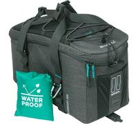 Basil Discovery 365D MIK Pannier Rack Bag, 9L, Anthracite, Waterproof, Includes Lockable MIK System, Ideal for Leisure and Commuting