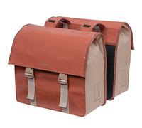 Basil Double Bicycle Bag Urban Load Terra Red/Rose 48-53 litres Tarpaulin 40.5 x 17.5 x 46 cm