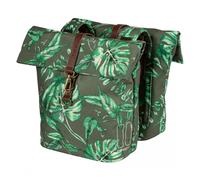 Basil Ever-Green Double Pannier Bag green Leaf Print 1708 c.i