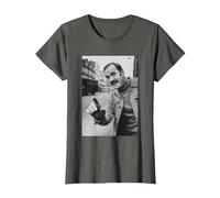 Basil Fawlty Towers John Cleese T-Shirt, Women, Asphalt Grey, Medium