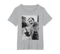 Basil Fawlty Towers John Cleese T-Shirt, Women's Plus, Heather Grey, 4X