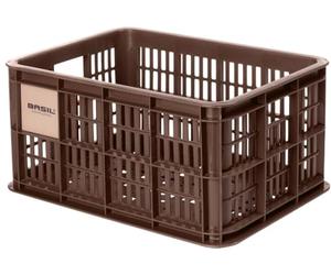 Basil Front Basket Crate S Plastic, Capacity: 17.5 L, Suitable for V.R. Transport Carrier, Suitable for MIK, Racktime, I-Rack