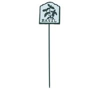 Basil Herb Sign Marker Label Cast Iron Plant Plaque Garden Yard Allotment