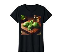 Basil Leaf Lover - Herb Garden Cooking Value Graphic T-Shirt, Women, Black, S