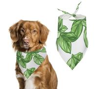 Basil Leaves Cute Dog Bandana Triangle Adjustable Washable Cat Scarf Pet Accessories