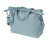 Basil Manhattan Bicycle Handbag - 12L, Light Blue, Waterproof, Made from Recycled Polyester (IPX3), Ideal for Commuting and Everyday Use, Blue