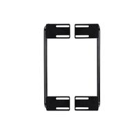 Basil MIK Pannier Rack Brackets - Pack of 2 - for MIK Pannier Rack Plate - Easy Assembly - Black