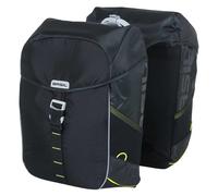 Basil Miles Double Panniers 32l One Size Black / Lime