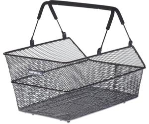 Basil Multi-system rear basket | Aluminium Black |