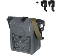 Basil Navigator Storm Mik M Pannier 15l Grey