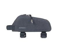Basil Navigator Storm S Top Tube Frame Bag - 0.8 L, Black, Waterproof, Robust, Ideal for Commuting and Outdoor Adventures