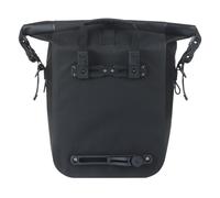 Basil Navigator waterproof rear bike bag, lateral, 12-15L, black, with Mik hooks