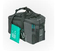 Basil Pannier Bag 9L Black Melee, 36x16x5x20cm, Bike Compatible, Motorcycle Pannier Bag