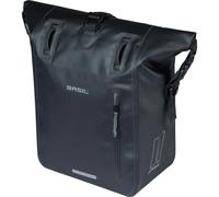 Basil Rivo Tarpaulin MIK Hooks Medium Single Pannier Bag in Black - 12-15L one size