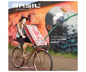 Basil Robin 27l Basket One Size Black