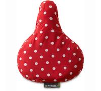 Basil Saddle Cover PINK Water Resistant Polka Dot Bike Saddle Protector