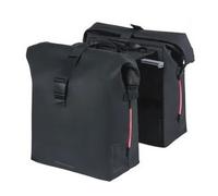 Basil SoHo Double Bag - Northern Lights - MIK System - 41 Litre - Waterproof - Black