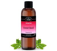 Basil (Sweet) 100% Pure Essential Oil, Aromatherapy Oil, Pure Sweet Basil Essential Oil with Warm Aromatic Sweet-Spicy Smell is A Refreshing Light and Uplifting Scent, Vegan & UK Made - 100ml