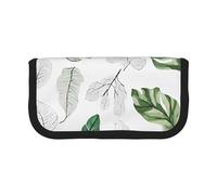 Basil Thyme Dill & Rosemary Large Capacity Canvas Pencil Case, Sturdy and Durable, Easy to Store in an Orderly Manner