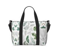 Basil Thyme Dill & Rosemary Print Gym Bag for Women, Weekender Overnight Bag,Personal Item Bag, Shoulder Bag for Women Men,One Size