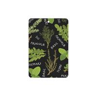Basil Thyme Dill & Rosemary Printing 10 Pcs Air Freshener Cards,Car Scented Hanging Sheets Air Freshener Set For Car Decoration