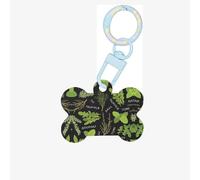 Basil Thyme Dill & Rosemary Printing Acrylic Dog Bone Ornament,Dog Tags Personalized Pet Ornament, Key Chain Bone Shaped Id Tags