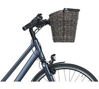 Basil Unisex - Adult Bremen Rattan Look Front Wheel Basket, Brown, One Size