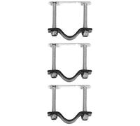 Basil Unisex Adult Crate Bicycle Mounting Set - Silver, N/A