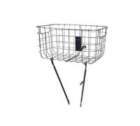 Basil Unisex - Adult's Robin Bicycle basket, Silver, 10 Kg