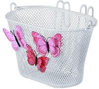Basil Unisex Youth Jasmin Children's Bicycle Basket, White, 28 cm x 20 cm x 19 cm