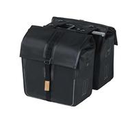 Basil Urban Dry MIK Double Pannier Bag, Matt Black, 50 Litre
