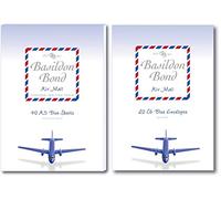 Basildon Bond Air Mail Writing Set Include A5 Blue Sheet Writing Pad & C6 Air Mail Envelopes